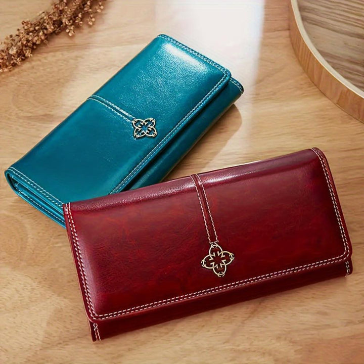 Portefeuille Femme en Cuir Bifold — Eva | Tendance