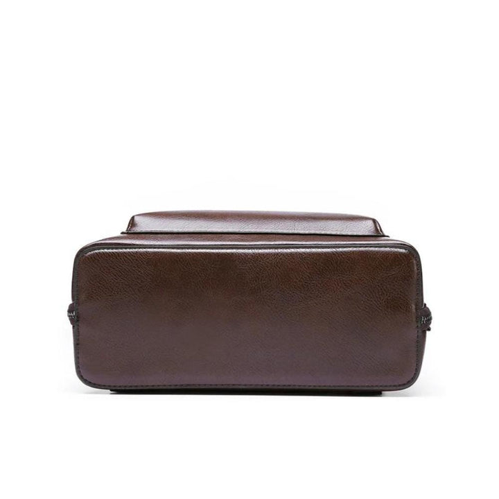Sac à Dos Femme en Cuir Vegan — Classique avec Double Fermeture Éclair