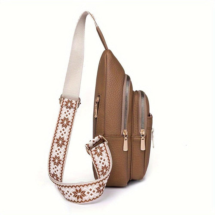Sac Bandoulière Femme en Cuir Vintage — Hazel | Style Rétro