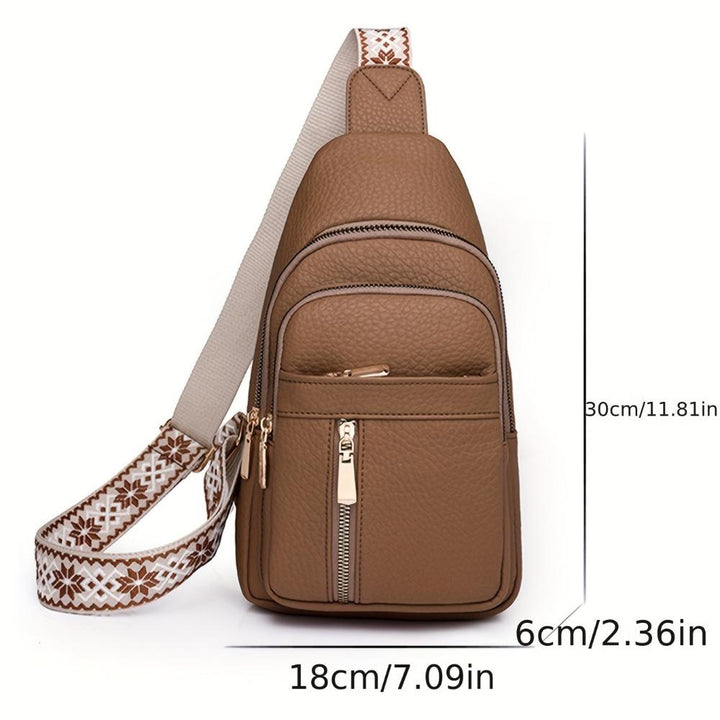 Sac Bandoulière Femme en Cuir Vintage — Hazel | Style Rétro