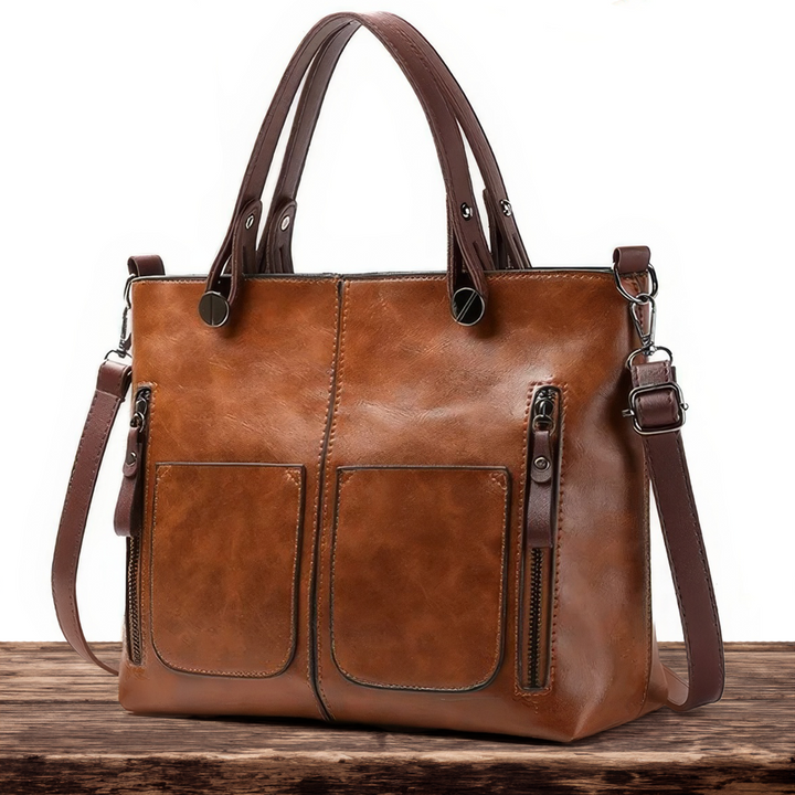 Sac à Épaule Femme en Cuir Véritable — Ilse | Élégance Intemporelle