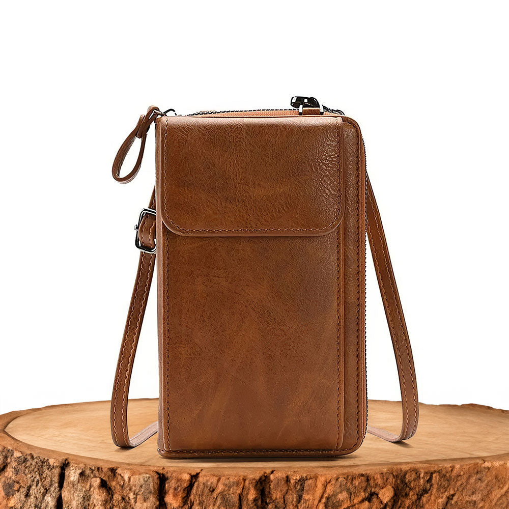Petit Sac à Main Bandoulière Femme en Cuir — Nicole | Compact Chic