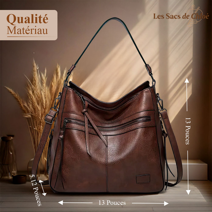 Sac à Épaule Femme en Cuir Luxe — Magda | Style Exquis