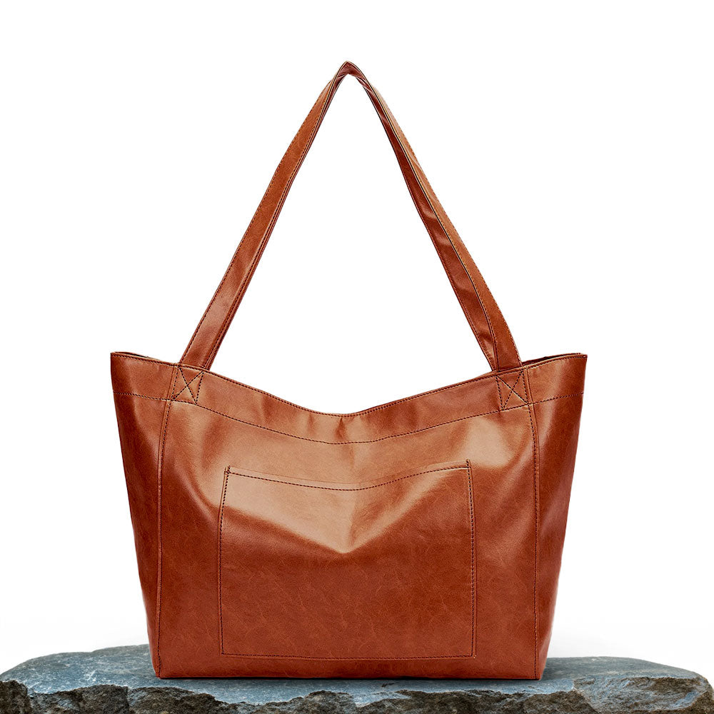 Sac à Épaule Femme en Cuir Vintage — Aurora | Charme Étoilé