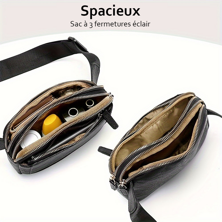Sac Bandoulière Femme en Cuir Sport — Aspen | Style Actif