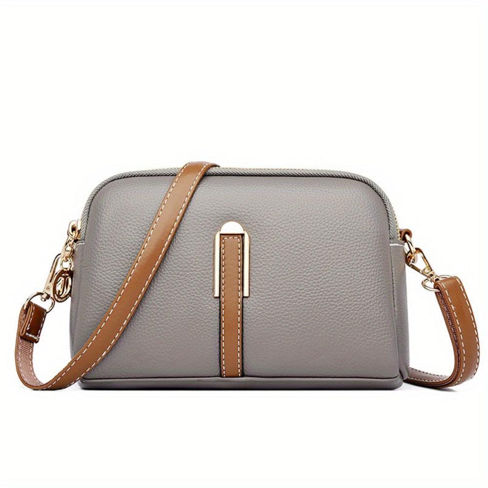 Sac Bandoulière Femme en Cuir Texturé — Mila | Relief Litchi