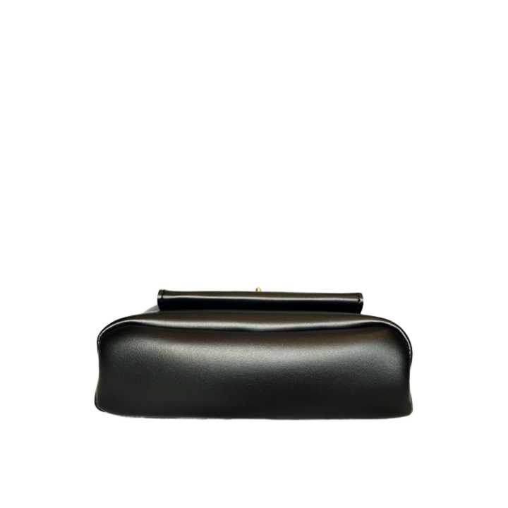 Sac à Main Femme en Cuir Vintage — Fermeture Bouchon Rétro Chic