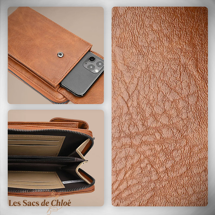 Petit Sac à Main Bandoulière Femme en Cuir — Nicole | Compact Chic