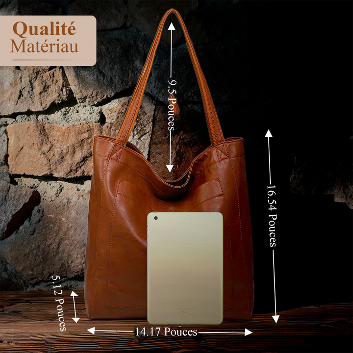 Sac Cabas Femme en Cuir — Lorena | Chic Moderne