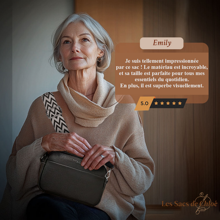 Sac Bandoulière Femme en Cuir — Bella | Grâce Sophistiquée