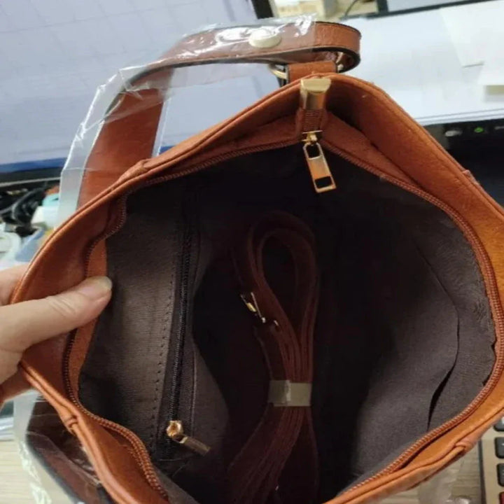 Sac à Épaule Femme en Cuir Vintage — Georgia | Élégance Intemporelle