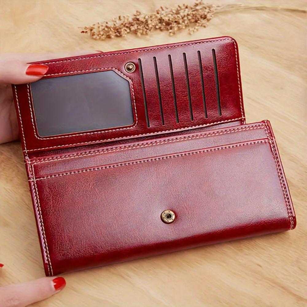 Portefeuille Femme en Cuir Bifold — Eva | Tendance