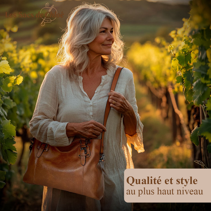 Sac à Bandoulière Femme en Cuir Chic — Sienna | Attrait Élégant