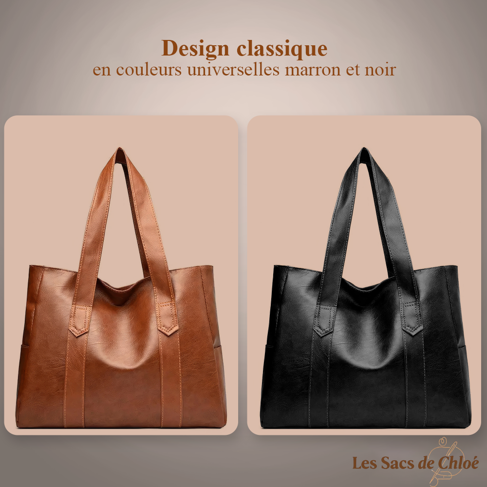 Sac Cabas Femme en Cuir — Martha | Élégance Classique