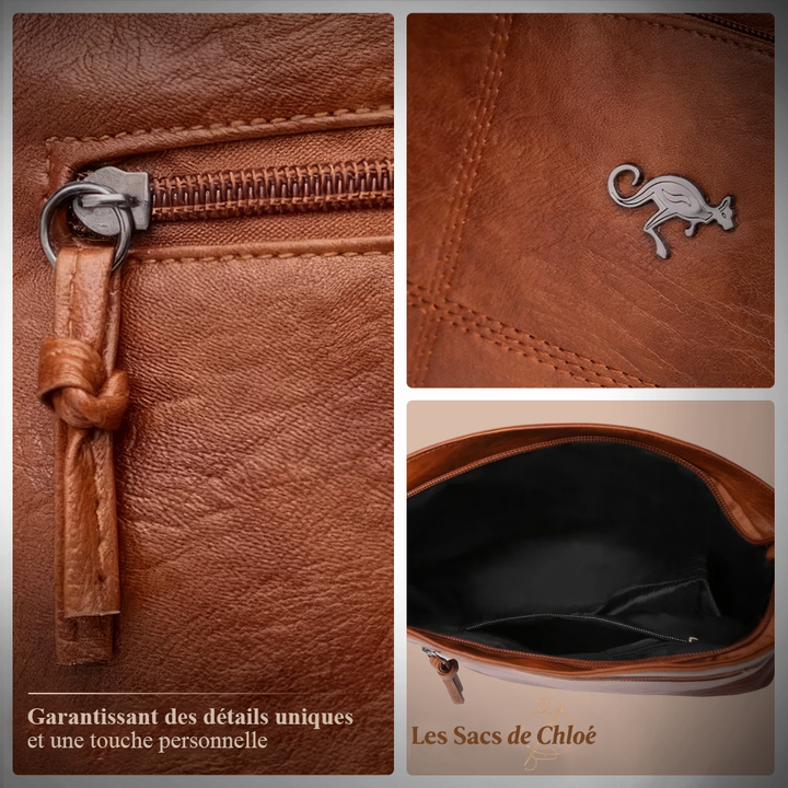 Sac Bandoulière Femme en Cuir — Alina | Design Signature