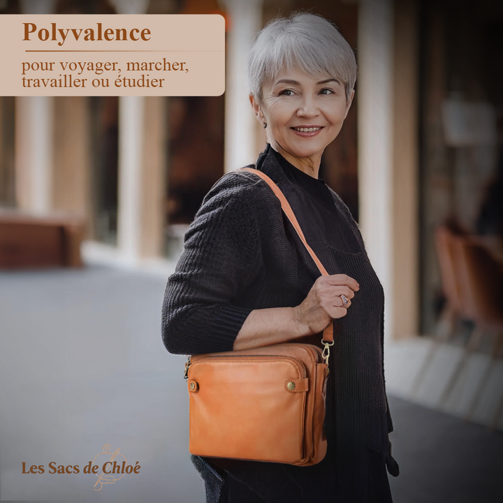 Sac Bandoulière Femme en Cuir — Kim | Masterpiece Classique