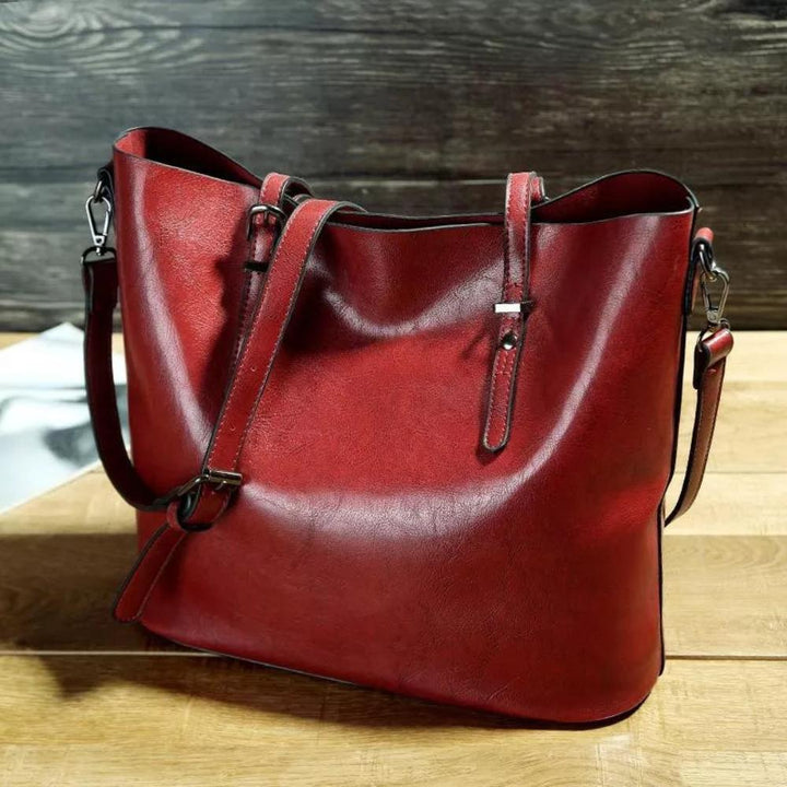 Sac à Épaule Femme en Cuir Vintage — Nicole | Élégance Intemporelle