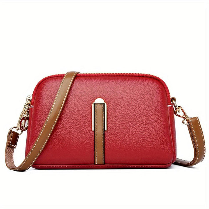 Sac Bandoulière Femme en Cuir Texturé — Mila | Relief Litchi