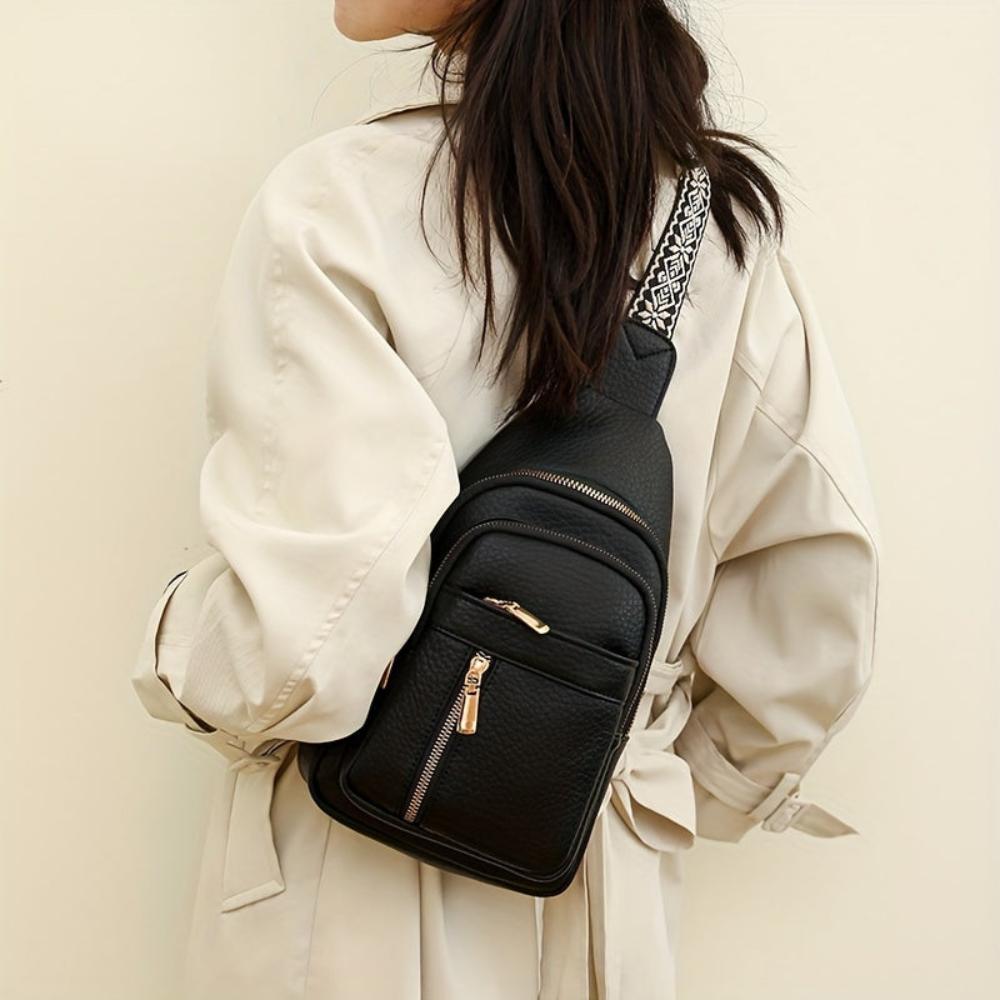 Sac Bandoulière Femme en Cuir Vintage — Hazel | Style Rétro