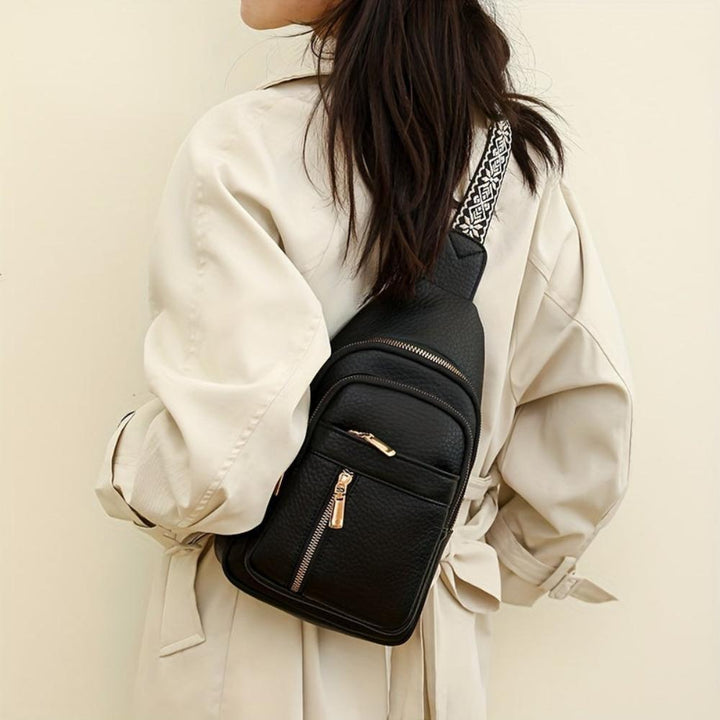 Sac Bandoulière Femme en Cuir Vintage — Hazel | Style Rétro