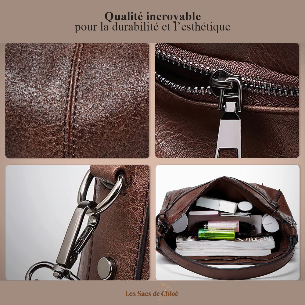 Sac à Épaule Femme en Cuir Luxe — Magda | Style Exquis