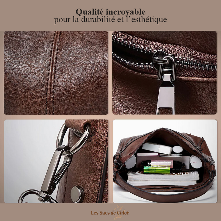 Sac à Épaule Femme en Cuir Luxe — Magda | Style Exquis