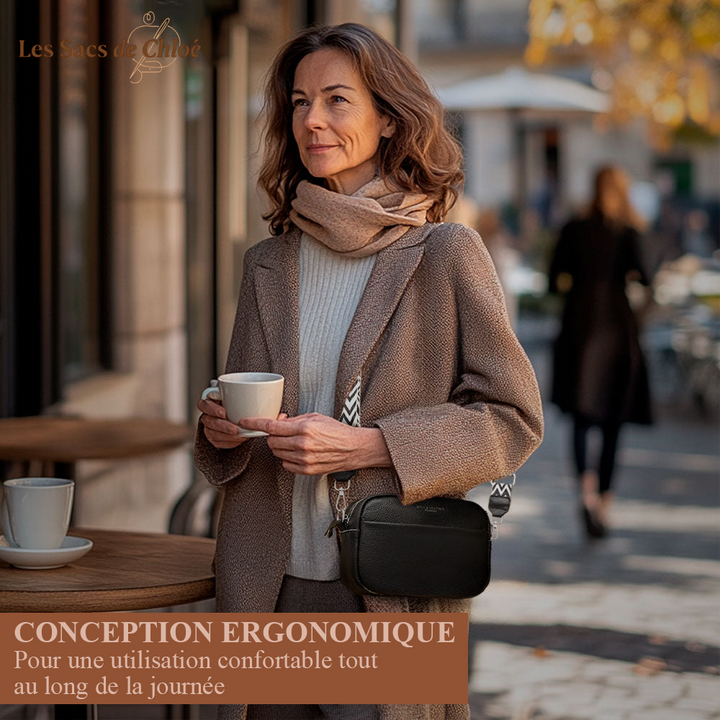 Sac Bandoulière Femme en Cuir — Bella | Grâce Sophistiquée