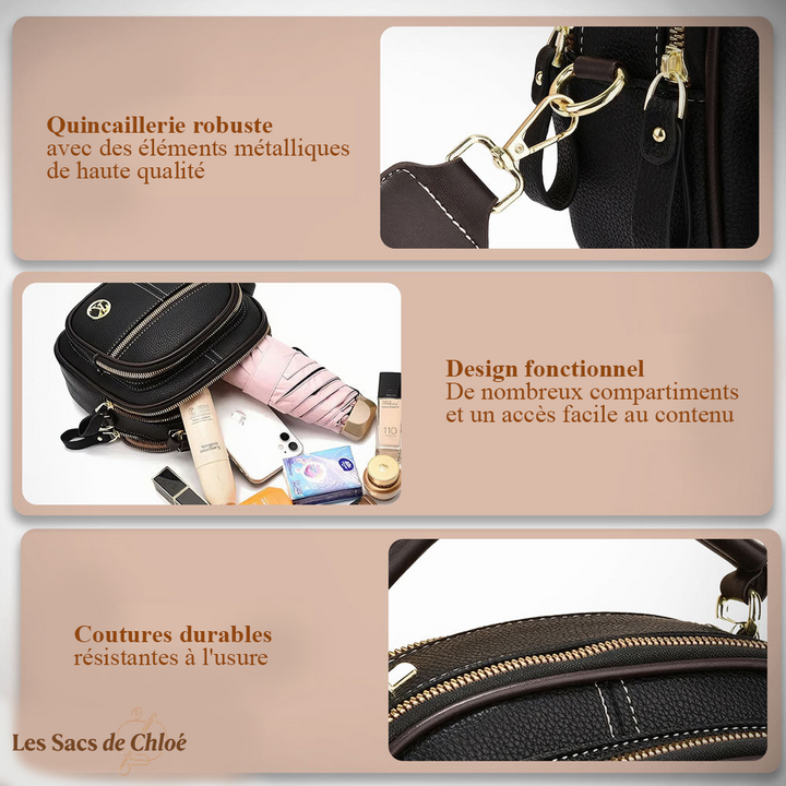 Sac à Épaule Femme en Cuir — Molly | Sophistication Intemporelle