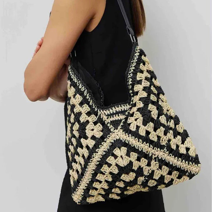 Sac à Épaule Femme en Paille — Yuna | Sac Plage Tendance