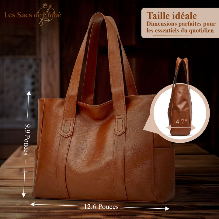 Sac Cabas Femme en Cuir — Martha | Élégance Classique