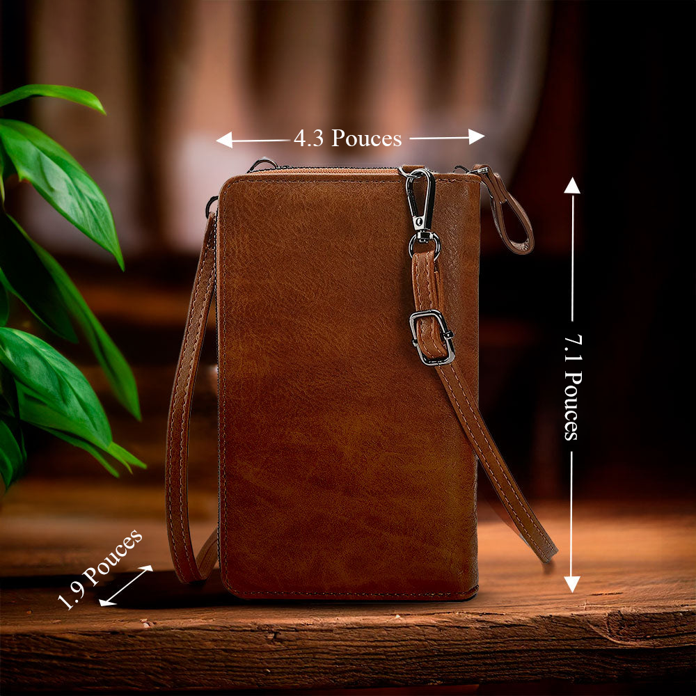 Petit Sac à Main Bandoulière Femme en Cuir — Nicole | Compact Chic