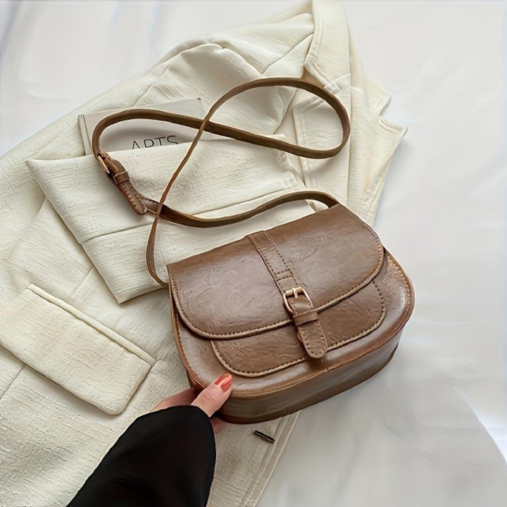 Sac Bandoulière Femme en Cuir Classique — Evelyn | Style Intemporel