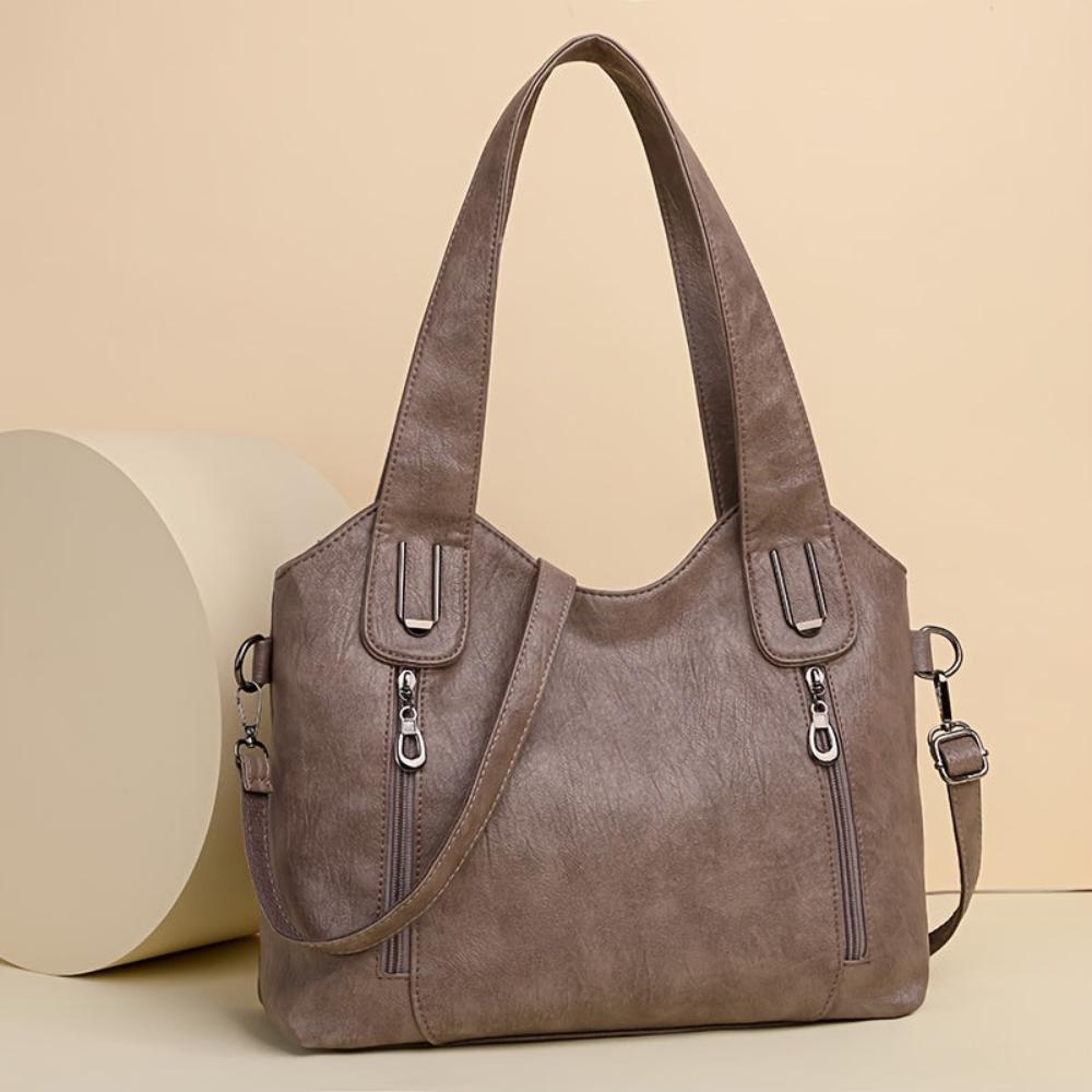 Sac à Épaule Femme en Cuir Rétro — Emma | Style Vintage