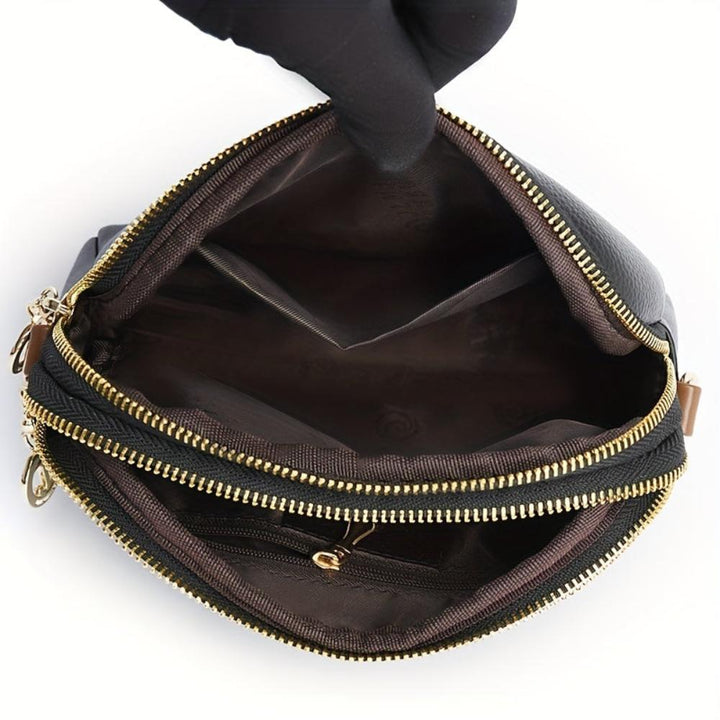 Sac Bandoulière Femme en Cuir Texturé — Mila | Relief Litchi