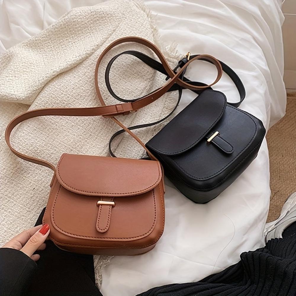 Sac Bandoulière Femme en Cuir Rétro — Amelia | Charme Vintage