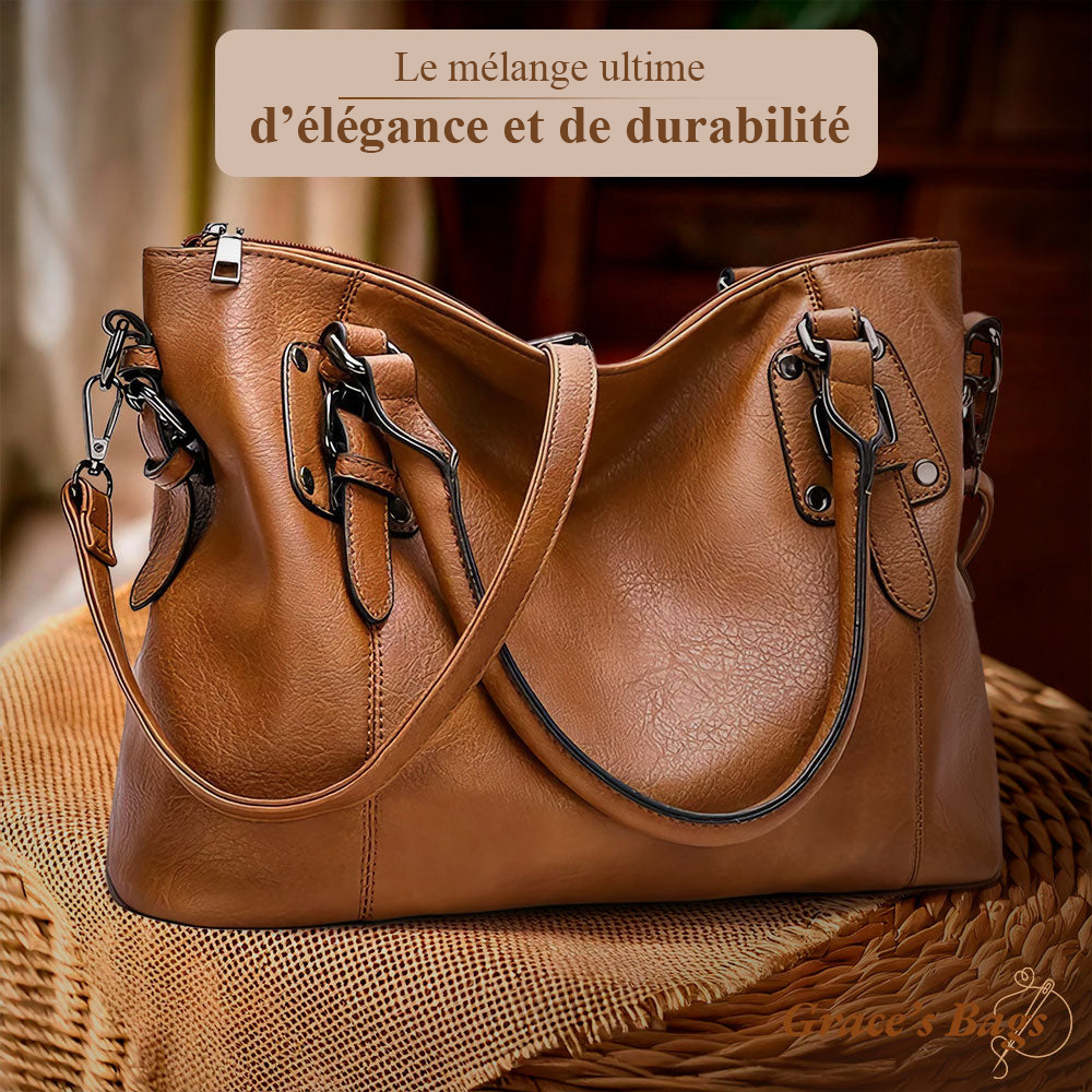 Sac à Bandoulière Femme en Cuir Chic — Sienna | Attrait Élégant
