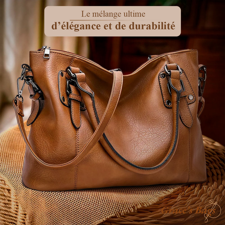 Sac à Bandoulière Femme en Cuir Chic — Sienna | Attrait Élégant