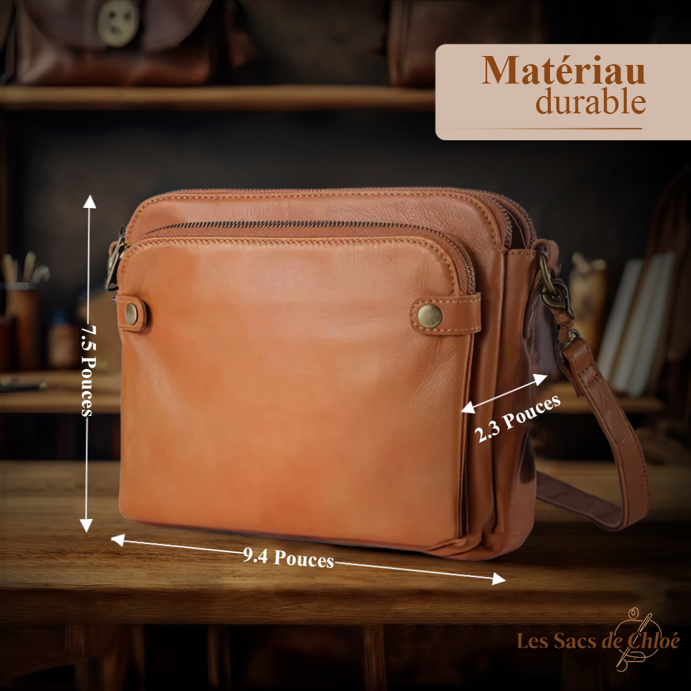 Sac Bandoulière Femme en Cuir — Kim | Masterpiece Classique