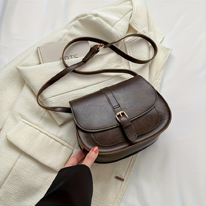 Sac Bandoulière Femme en Cuir Classique — Evelyn | Style Intemporel