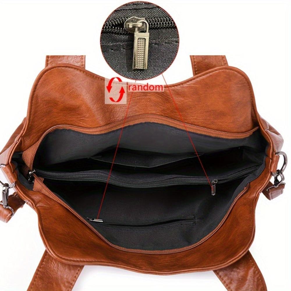 Sac à Épaule Femme en Cuir Rétro — Emma | Style Vintage