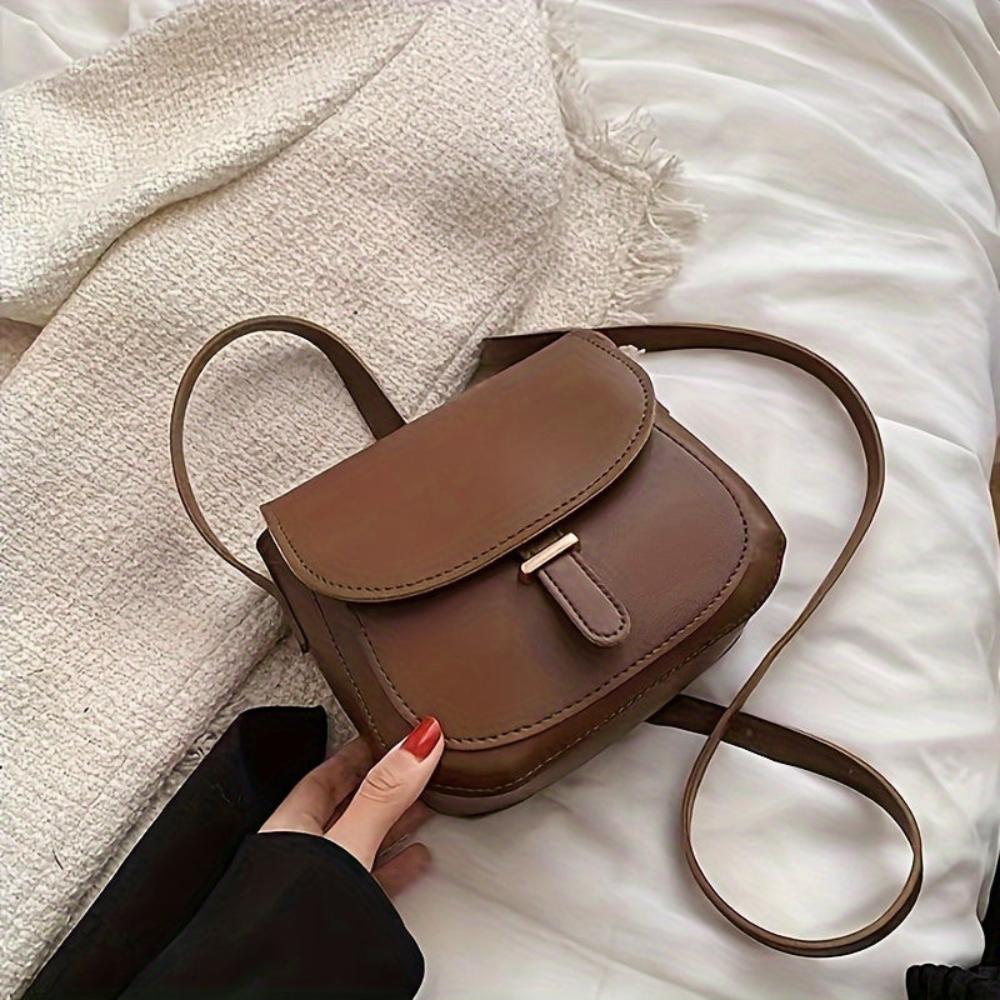 Sac Bandoulière Femme en Cuir Rétro — Amelia | Charme Vintage