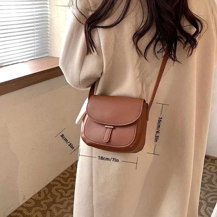 Sac Bandoulière Femme en Cuir Rétro — Amelia | Charme Vintage