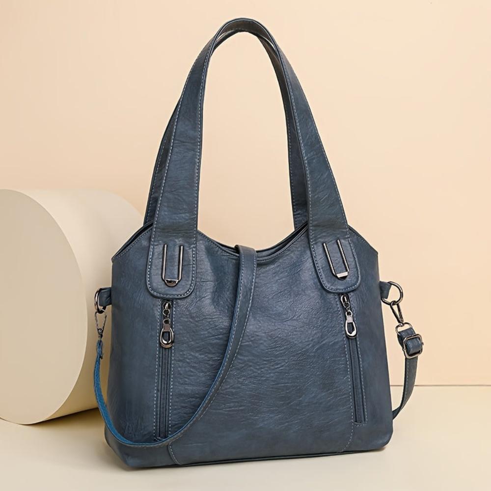 Sac à Épaule Femme en Cuir Rétro — Emma | Style Vintage