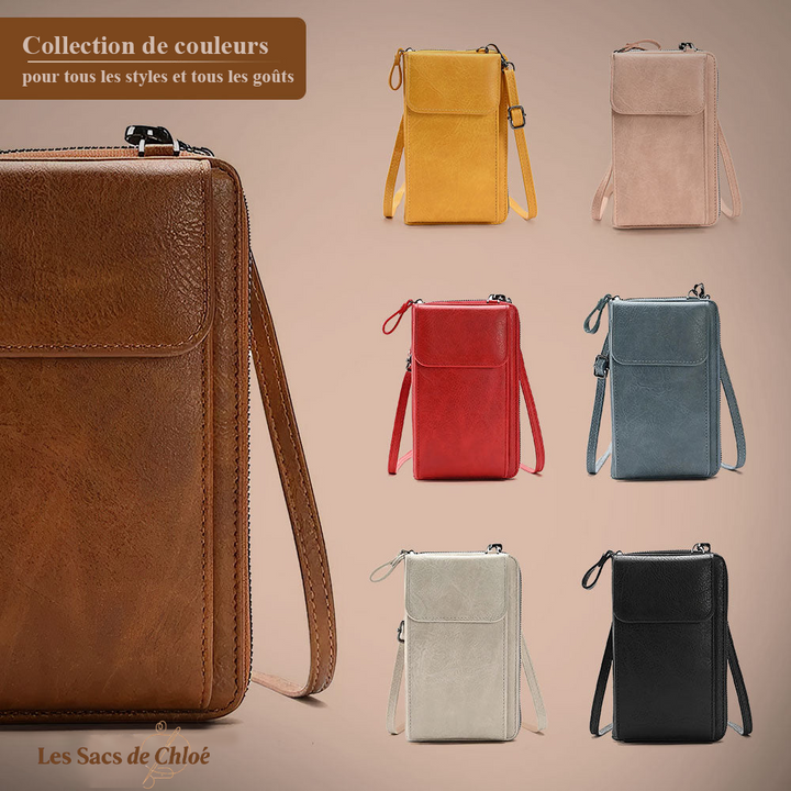Petit Sac à Main Bandoulière Femme en Cuir — Nicole | Compact Chic