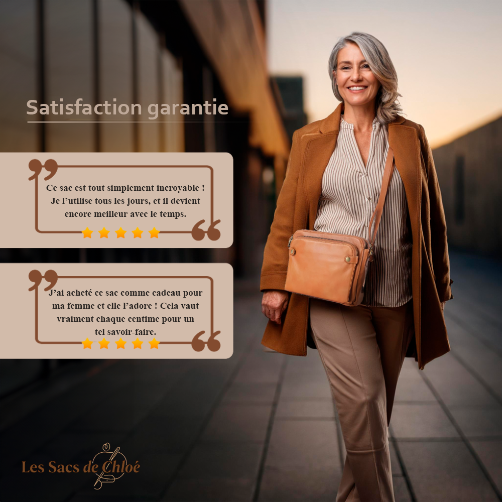 Sac Bandoulière Femme en Cuir — Kim | Masterpiece Classique
