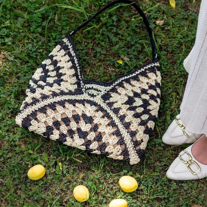 Sac à Épaule Femme en Paille — Yuna | Sac Plage Tendance