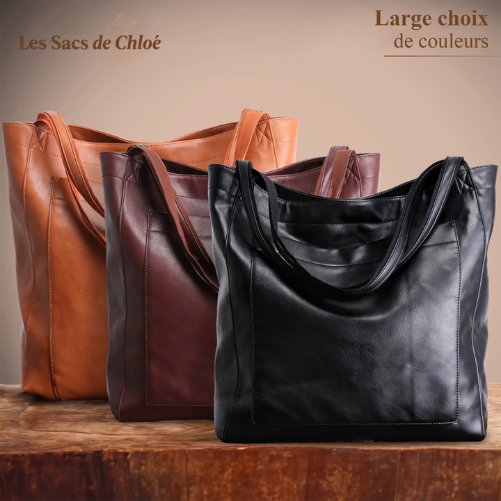 Sac Cabas Femme en Cuir — Lorena | Chic Moderne
