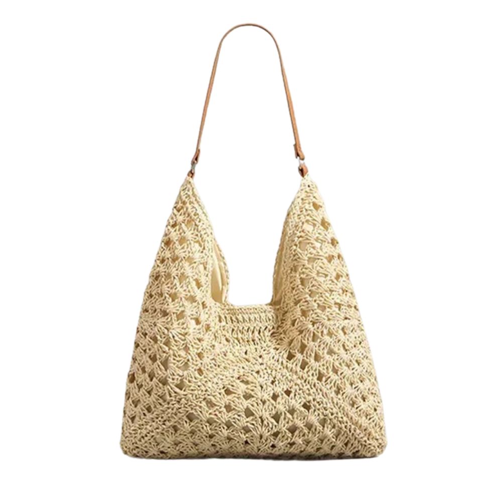 Sac à Épaule Femme en Paille — Yuna | Sac Plage Tendance