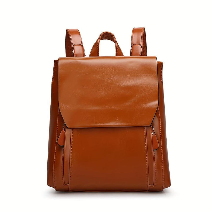 Sac à Dos Femme en Cuir Vintage Matelassé — Clara | Style Rétro