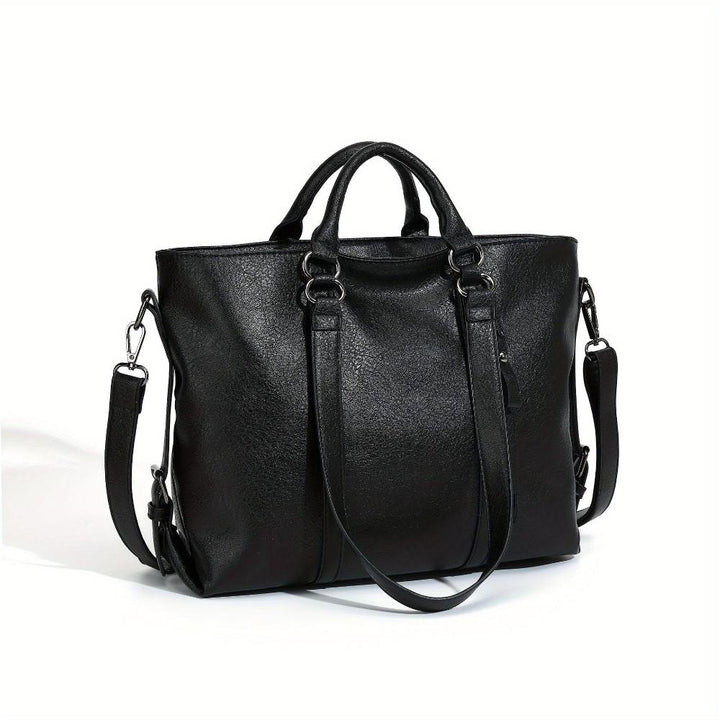 Sac Cabas Femme en Cuir Vintage — Charlotte | Élégance Classique